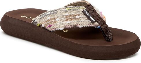 Rocket Dog womens Spotlight2 Stapleton Cotton Flip Flop, Black, 11 US in Saudi Arabia