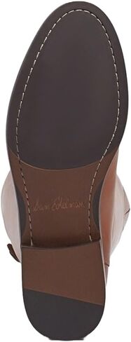 Sam Edelman Womens Mikala Leather Riding Knee-High Boots Brown 9 Medium (B,M) in Kuwait