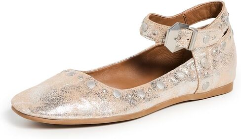 Free People Mystic Mary Jane Flat Champagne الاتحاد الأوروبي 37.5 (الولايات المتحدة للسيدات 7.5) M in Saudi Arabia