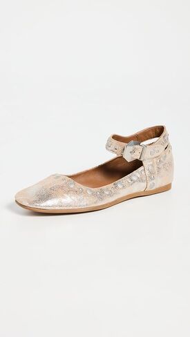 Free People Mystic Mary Jane Flat Champagne الاتحاد الأوروبي 37.5 (الولايات المتحدة للسيدات 7.5) M in Saudi Arabia