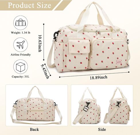 Small Gym Bags for Women, Travel Duffle Bag with Shoes Compartment, 4 in 1 Carry on Weekender Overnight Bag with Dry Wet Separated Pocket, Sport Gym Tote Bag for Yoga, Dance, Swimming, Workout, Ballet in Saudi Arabia