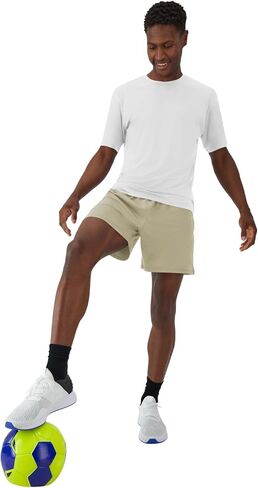 Hanes Men's Moves Performance, Athletic Moisture-Wicking Shorts with Pockets, 6" in Saudi Arabia