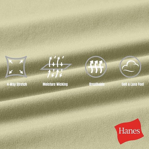 Hanes Men's Moves Performance, Athletic Moisture-Wicking Shorts with Pockets, 6" in Saudi Arabia