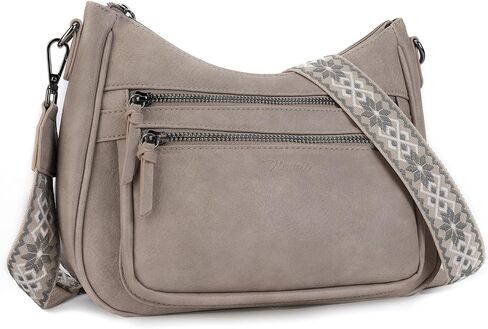 Crossbody Purses for Women Trendy Leather Crossbody Bag,Multi Pocket Shoulder Handbag Lightweight Travel Purse in Saudi Arabia