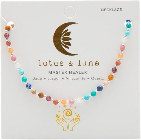 Lotus and Luna 3MM Necklace in Kuwait