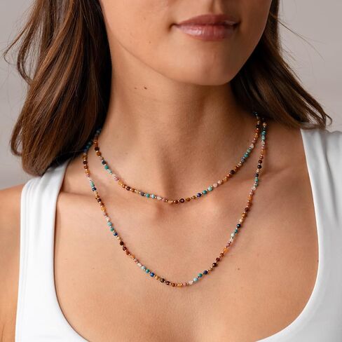 Lotus and Luna 3MM Necklace in Kuwait