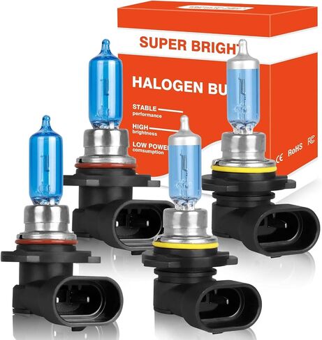 9012 High Performance Headlight Bulbs For 2011-2015 Chrysler 200 300,High Low Beam,100W,IP68,Plug and Play,5000K Super Bright White Light,2 Pack in Kuwait