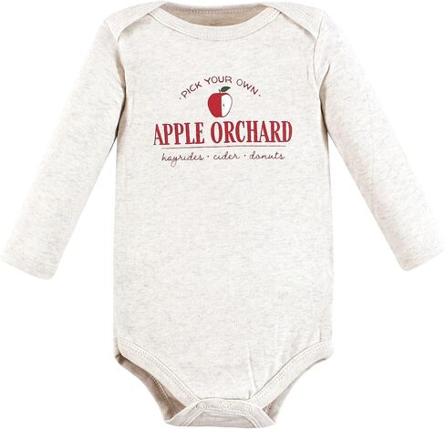 Hudson Baby Unisex Baby Cotton Long-Sleeve Bodysuits, Boy Magical Woodland, 18-24 Months in Saudi Arabia