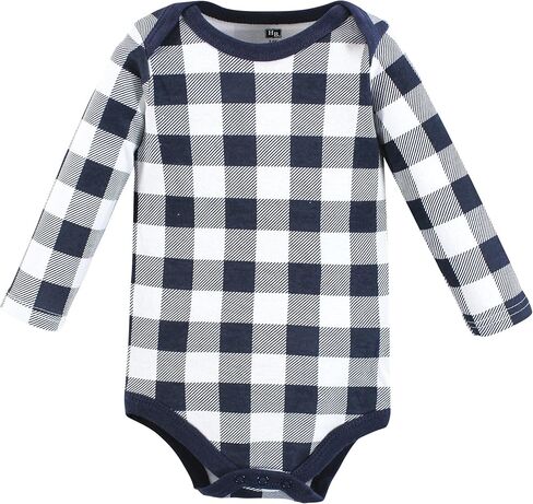 Hudson Baby Unisex Baby Cotton Long-Sleeve Bodysuits, Boy Magical Woodland, 18-24 Months in Saudi Arabia
