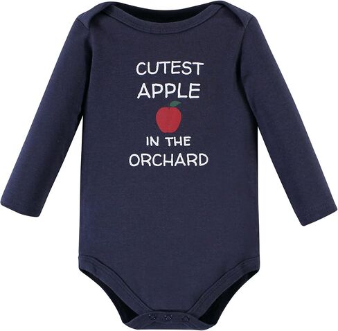 Hudson Baby Unisex Baby Cotton Long-Sleeve Bodysuits, Boy Magical Woodland, 18-24 Months in Saudi Arabia