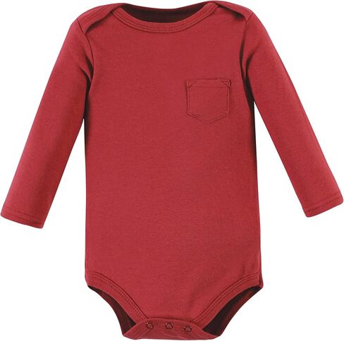 Hudson Baby Unisex Baby Cotton Long-Sleeve Bodysuits, Boy Magical Woodland, 18-24 Months in Saudi Arabia