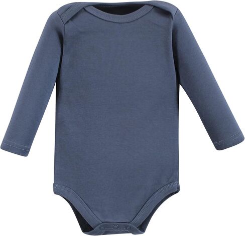Hudson Baby Unisex Baby Cotton Long-Sleeve Bodysuits, Brown Bear 7-Pack, 18-24 Months in Kuwait