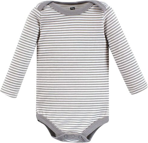 Hudson Baby Unisex Baby Cotton Long-Sleeve Bodysuits, Brown Bear 7-Pack, 18-24 Months in Kuwait