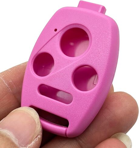 2 حزمة مفتاح FOB shell استبدال نوبات لهوندا أكورد 2003-2012 / CIVIC EX 2006-2013 / PILOT 2009-2015 / CR-V 2005-2006 4 زر دخول السيارة بدون مفتاح (أسود + وردي) in Kuwait