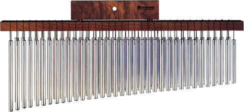 TreeWorks Chimes U.S.A. Large Single Row, 35-Bar Wind Chime made from Tennessee Black Walnut wood (VIDEO), Full (TRE35) in Kuwait