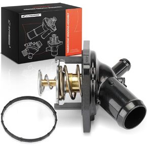 A-Premium Engine Coolant Thermostat Housing Assembly with O-ring Compatible with Honda Accord 2013-2017, Pilot 2016-2020, Ridgeline 2017-2019, Crosstour 2013-2015, 3.5L