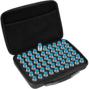 30 Slots Diabetic Insulin Peptide Fridge Carrying Case Vial Holder Storage Protector Bag Fits Standard 10ml Vials, Insulin Cooler Travel Kits Case Organizer Diabetes Protector(Black)