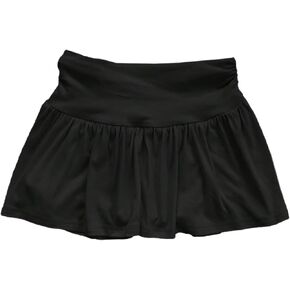 SweatyRocks Women's Ruched Mini Skirt Summer Casual A Line Flared Skirts with Shorts