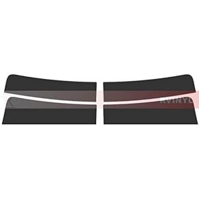 Rvinyl Window Tint Kit Compatible with GMC Sierra 2014-2018 (2 Door Extended Cab) - Front Precut Kit - 20%
