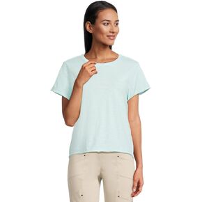 Elliott Lauren Women's Enzyme Wash Jersey-Short Sleeve Crew Neck Tee