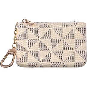 Coin Purse for Women Mini Coin Purse with Zipper and Keychain Small Change Purse Wallet Coin Pocket for Credit Card ID Key Headset Lipstick