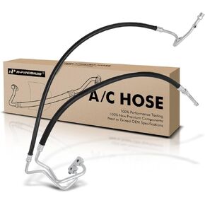 A-Premium A/C تجميع خرطوم خط الخرطوم وتوافق مع Ford E-350 Super Duty 02-03 ، E-450 Super Duty 03-03 ، E-550 Super Duty 03-03 ، V8 7.3L