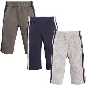Hudson Baby Unisex Baby Cotton Pants and Leggings, Gold Heart Plaid, 6-9 Months in Saudi Arabia