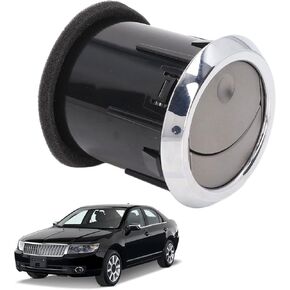 Ac Vent Deflector, Black Dash Board AC Air Vent Dash Board AC Air Vent Round Insert Air Conditioner Vent Replacement for 2006-2009