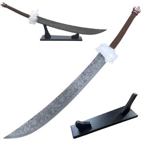 39“ Anime Fushiguro Toji Cosplay Sword with Display Stand Release Sword Metal Stainless Steel, Cosplay, Display, Collection