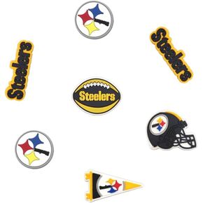 Design for Steelers DIY Shoe Decoration Charms 7 Pack for Unisex-Adult Teens