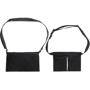Adjustable Mastectomy Drain Holder Drainage Waist Belt Pouch Shower Bag for Breast Cancer Reduction Augmentation Post Surgery Recovery Patient Care (Black)