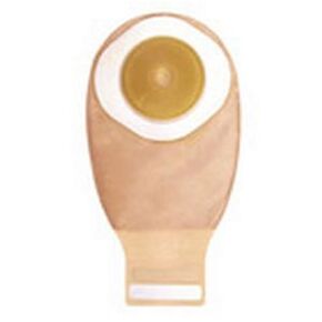 ConvaTec 416746 Esteem 12" Drainable Pouch, 1 Sided Comfort Panel, Pre Cut Convex Durahesive Skin Barrier, Tail Closure, Filter, Transparent, 1-1/4" Stoma, Pack of 10