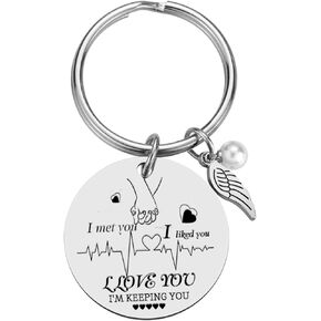 Mother Keyring - Mother's Day Gifts from Daughter Son for Mom Birthday Valentine's Day Christmas Gifts Mom Keychain