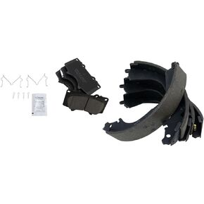 TRQ Brake Pads Ceramic Compatible with 2000-2002 Toyota Tundra