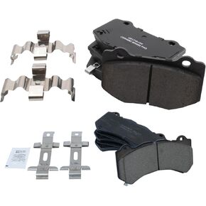 TRQ Brake Pads Ceramic Compatible with 2016-2019 Cadillac ATS 2016-2020 Chevrolet Camaro 2015-2019 Corvette