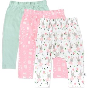 HonestBaby Cuff-Less Harem Pants Multipack Organic Cotton for Infant Baby & Toddler Boys in Saudi Arabia