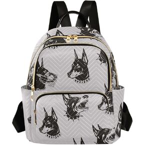 Exnundod Cute Cartoon Manatee Mini Backpack Purse for Women Travel Backpack Handbag Shoulder Bag Casual Daypack, Small