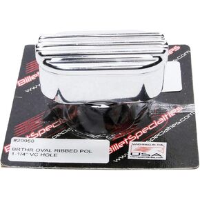Billet Specialties 20950 Oval Ribbed Billet Breather for 1.25" Valve Cover Hole