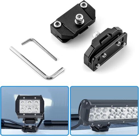 Wsays Hood Light Mount Brackets لا تحتاج إلى حفر شامل CNC CNC الخندق LED LED LID LIGH in Saudi Arabia