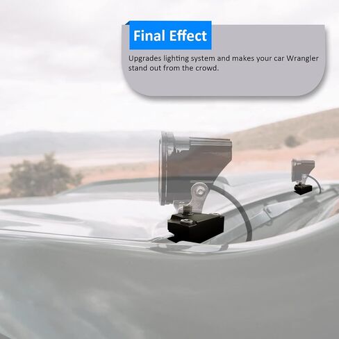 Wsays Hood Light Mount Brackets لا تحتاج إلى حفر شامل CNC CNC الخندق LED LED LID LIGH in Saudi Arabia