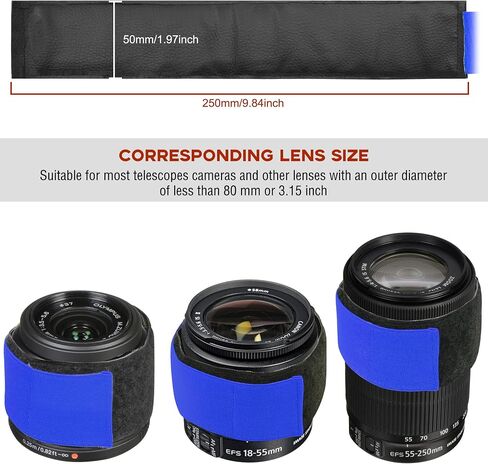 Tydeux 25cm USB Lens Warmer, Lens Dew Heater Strip, Stepless Temperature Regulator, Condensation Prevention for Telescopes Camera DSLR Lens Telescope Eyepieces Less Than 3.15 inch (80mm) in Diameter in Saudi Arabia