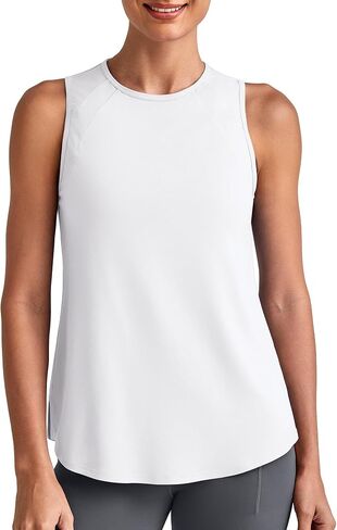 G4Free Lightweight Workout Tank Tops for Women High Neck Athletic Long Tanks Sleeveless Summer Running Gym Shirts in Saudi Arabia