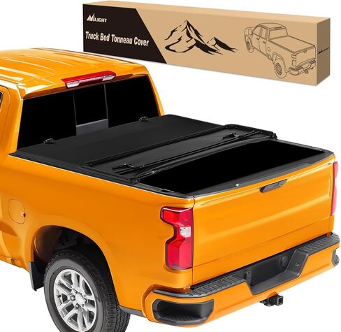 Nilight Soft Tri-Fold Truck Bed Tonneau Cover متوافق مع Chevy Colorado/GMC Canyon 2015 2016 2017 2018 2019 2020 2021 2022 2023 2024 2025-5.2ft in Kuwait