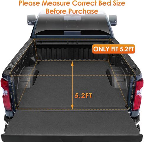 Nilight Soft Tri-Fold Truck Bed Tonneau Cover متوافق مع Chevy Colorado/GMC Canyon 2015 2016 2017 2018 2019 2020 2021 2022 2023 2024 2025-5.2ft in Kuwait