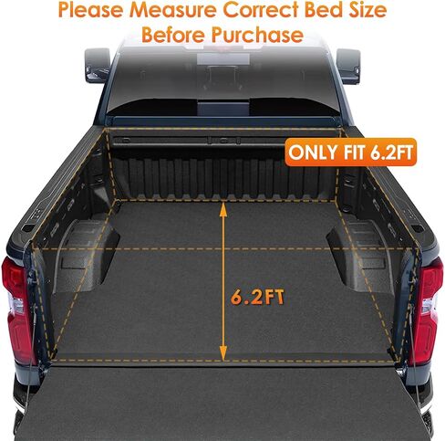 Nilight Soft Tri-fold Truck Bed Tonneau Cover Compatible with Chevy Colorado/GMC Canyon 2015 2016 2017 2018 2019 2020 2021 2022 2023 2024 2025-5.2ft in Saudi Arabia