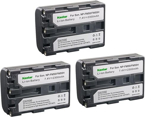 Kastar 1-Pack NP-FM50 / NP-FM55H Battery 7.4V 2300mAh Replacement for Sony DCR-PC104, DCR-PC105, DCR-PC110, DCR-PC115, DCR-PC120, DCR-PC330, DCR-TRV6, DCR-TRV8, DCR-TRV10, DCR-TRV11, DCR-TRV12 Camera in Saudi Arabia