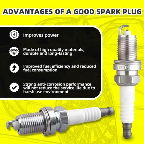 Set of 5 Ignition Coils Pack UF575 07K905715G & 5 PCS Iridium Spark Plugs Compatible with Volkswagen Beetle Golf Jetta Passat Rabbit L5 2.5L in Kuwait