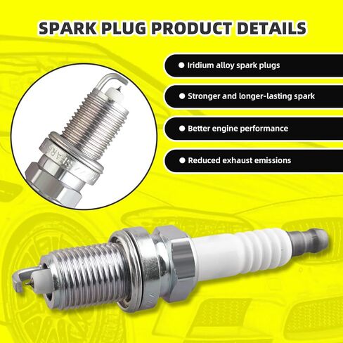 Set of 5 Ignition Coils Pack UF575 07K905715G & 5 PCS Iridium Spark Plugs Compatible with Volkswagen Beetle Golf Jetta Passat Rabbit L5 2.5L in Kuwait