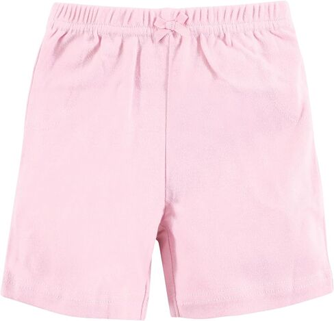 Hudson Baby Unisex Baby and Toddler Shorts Bottoms 4-Pack, Red Black, 5 Toddler in Saudi Arabia