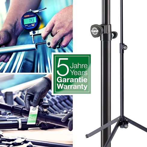 K&M 19747 Smartphone Holder Black Plastic 360° Rotatable Flexible Clamping Jaws for Tripod, Desk etc in Saudi Arabia